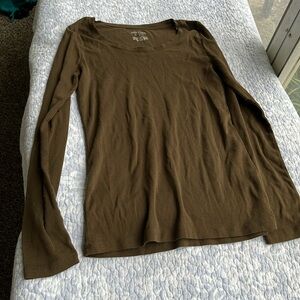 Merona 100% Cotton long sleeve T shirt Size M